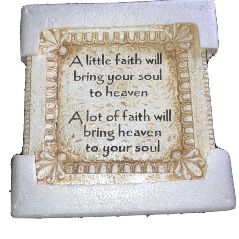 At home America Faith Wall Plaque/ Hanging